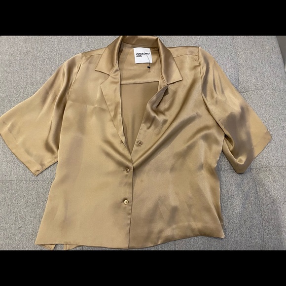 ❌SOLD 💀Orseund Iris  Le Funk Silk Satin Box Top - Picture 4 of 14